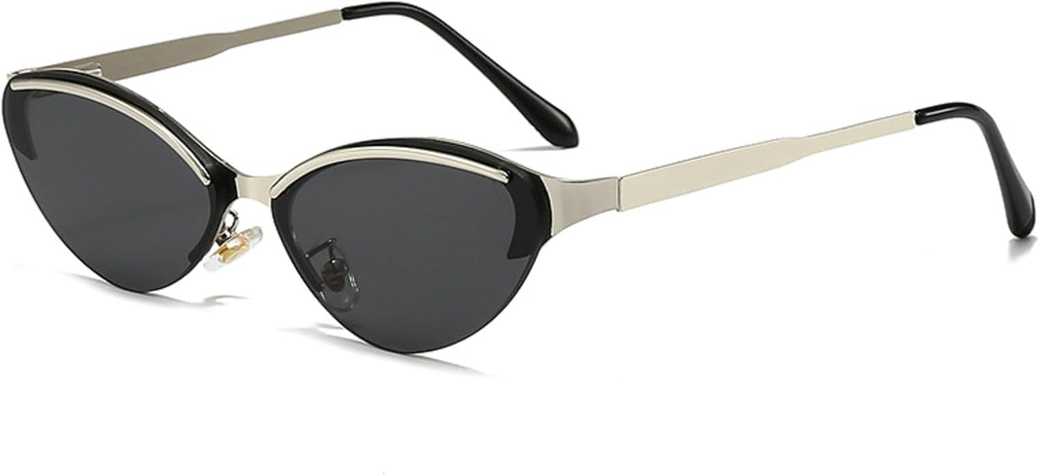 Роскошные солнцезащитные очки «кошачий глаз» для женщин, модные, 2024 год, уникальные, маленькие, овальной формы, стильная металлическая оправа, треугольные очки, размер N45 mincl, Silver Black
Роскошные солнцезащитные очки «кошачий глаз» для женщин, модные, 2024 год, уникальные, маленькие, овальной формы, стильная металлическая оправа, треугольные очки, размер N45 mincl, Silver Black