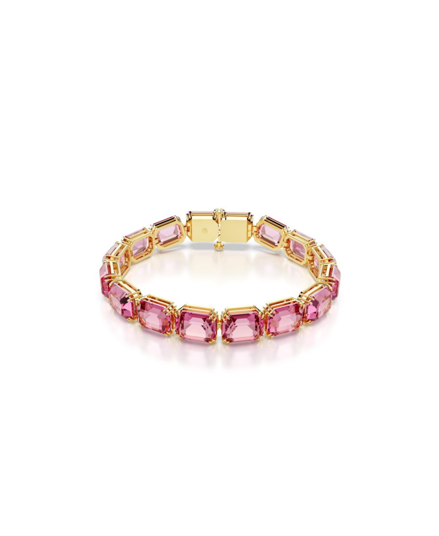 Браслет Тысячелетия с восьмиугольной огранкой, розовым и золотистым покрытием Swarovski, Pink
Браслет Тысячелетия с восьмиугольной огранкой, розовым и золотистым покрытием Swarovski, Pink