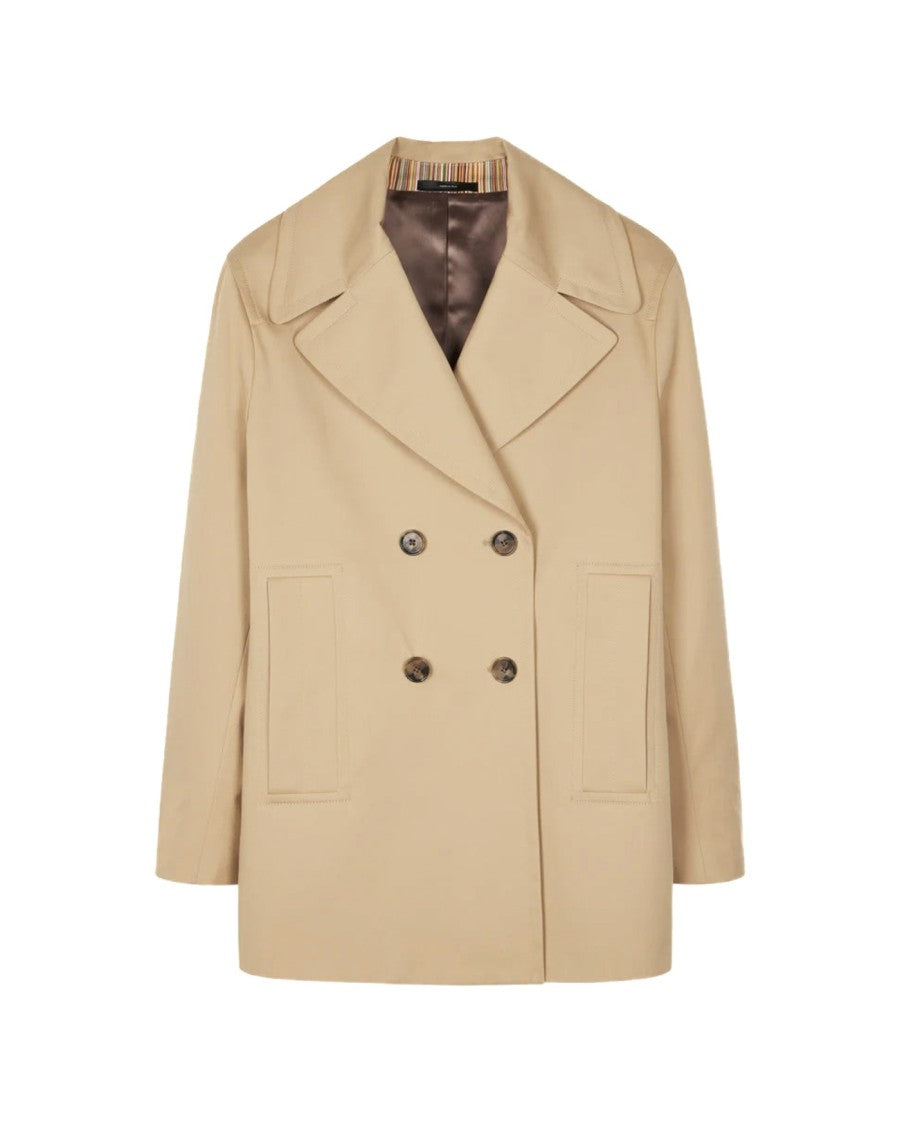 Светло-бежевое пальто pea coat Paul Smith
Светло-бежевое пальто pea coat Paul Smith