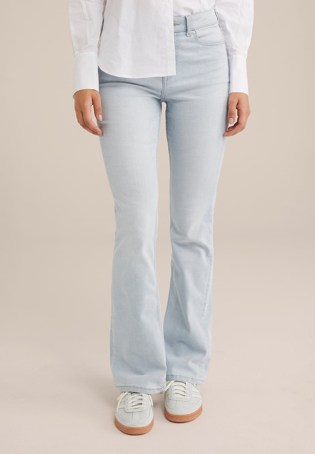 Джинсы Bootcut WE Fashion, светло-голубой
Джинсы Bootcut WE Fashion, светло-голубой