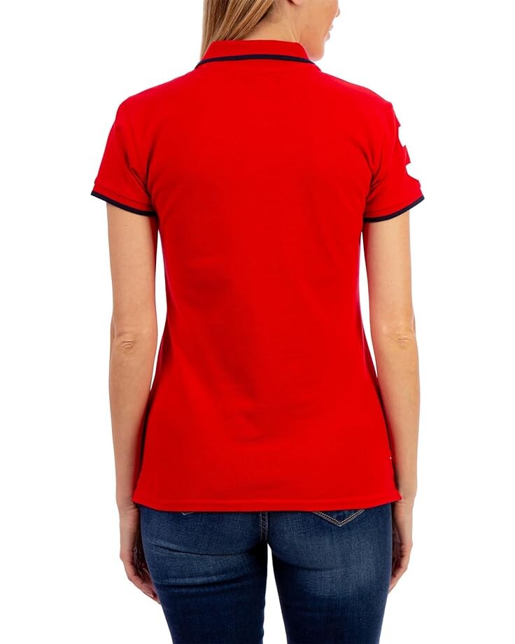 Поло U.S. POLO ASSN. Triple Crown Polo, цвет Racing Red
Поло U.S. POLO ASSN. Triple Crown Polo, цвет Racing Red