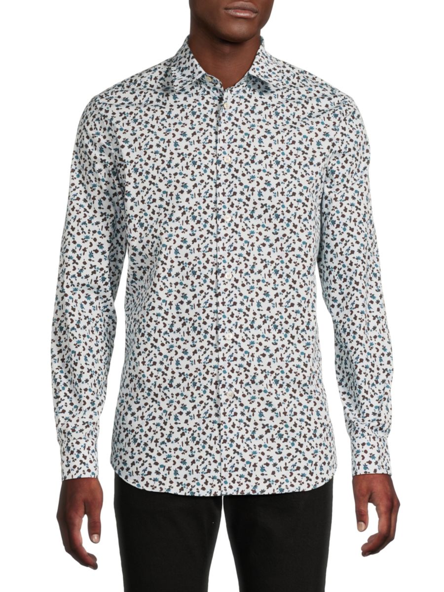 Рубашка классического кроя из принтованного хлопка Paul Smith, разноцветный
Рубашка классического кроя из принтованного хлопка Paul Smith, разноцветный