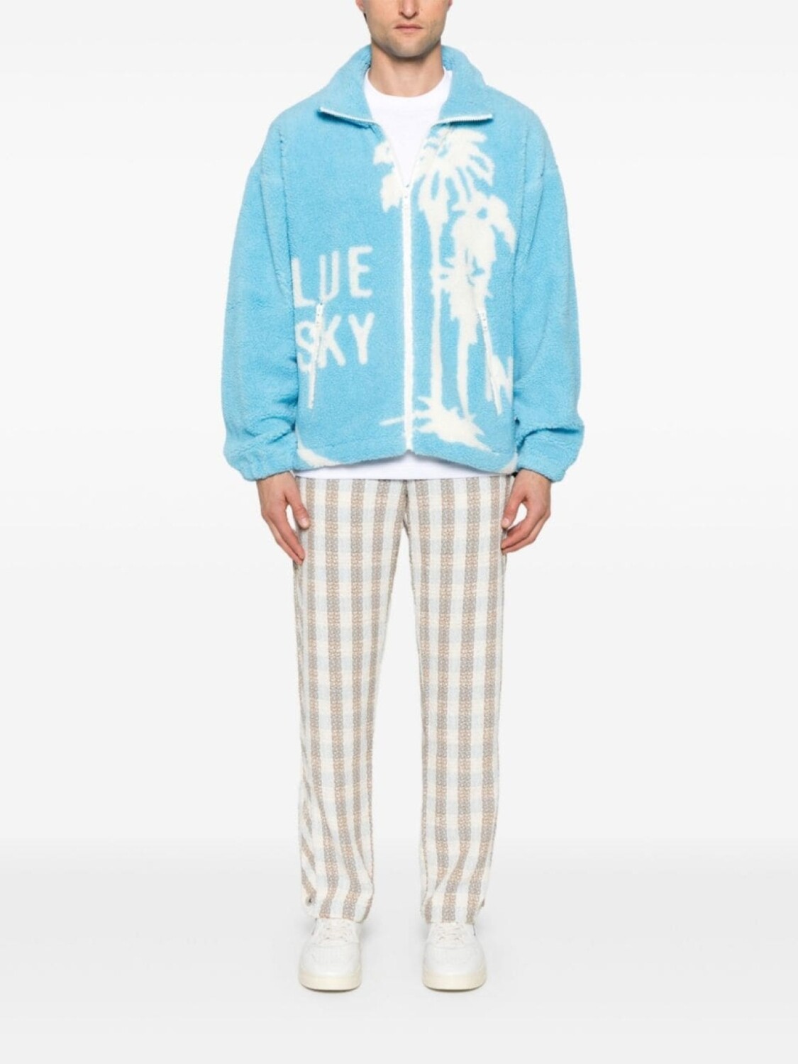 BLUE SKY INN клетчатые брюки из букле, серый
BLUE SKY INN клетчатые брюки из букле, серый