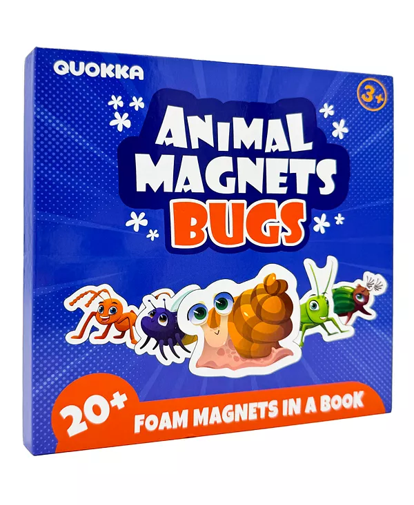 Магнитные пазлы для путешествий – 20+ предметов, увлекательная дорожная игра для детей 3-5 лет Quokka, bugs
Магнитные пазлы для путешествий – 20+ предметов, увлекательная дорожная игра для детей 3-5 лет Quokka, bugs