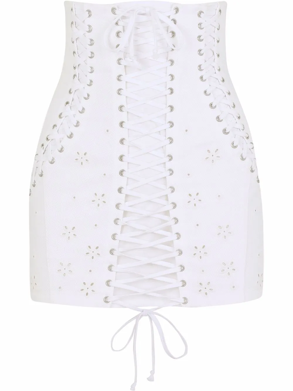 Юбка мини со шнуровкой и вышивкой DOLCE & GABBANA, белый
Юбка мини со шнуровкой и вышивкой DOLCE & GABBANA, белый