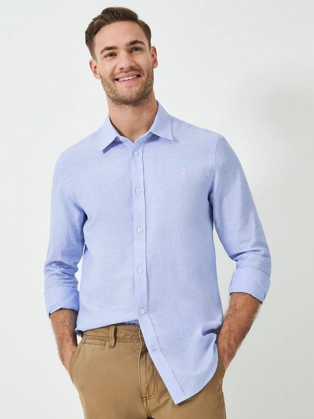 Рубашка Regular Fit из льняной смеси Crew Clothing, Sky Blue
Рубашка Regular Fit из льняной смеси Crew Clothing, Sky Blue