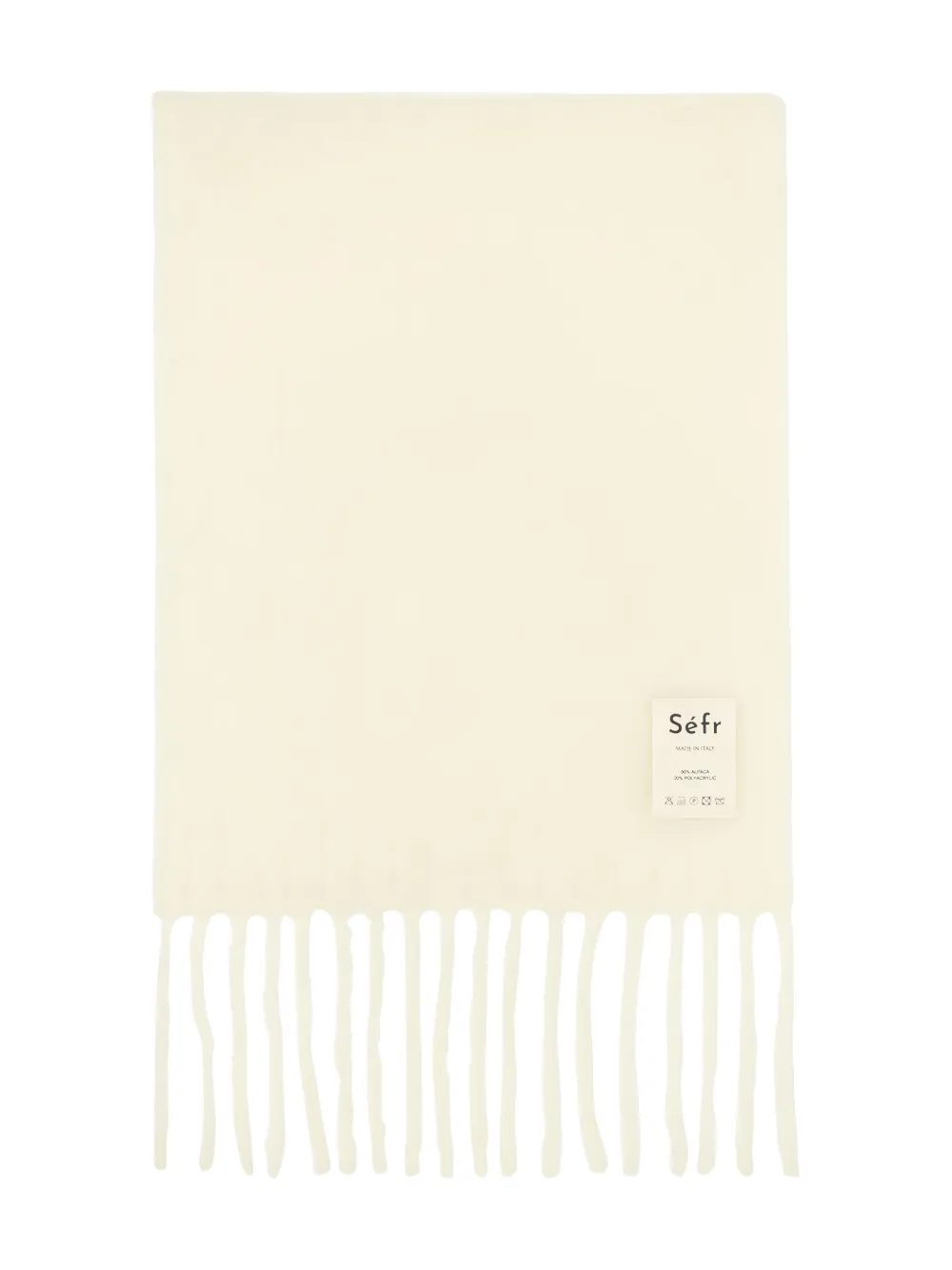 Большой шарф с бахромой Séfr, белый
Большой шарф с бахромой Séfr, белый