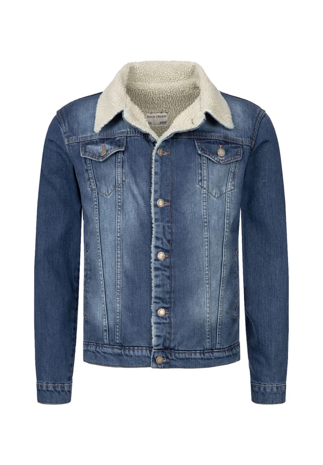 Зимняя куртка джинсовая куртка Rock Creek, синий
Зимняя куртка джинсовая куртка Rock Creek, синий