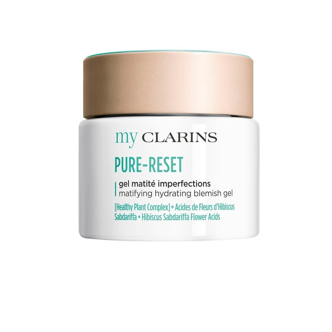 Гель для лица my clarins myclarins pure-reset matifying hydrating blemisg gel Clarins, объем 50 мл.
Гель для лица my clarins myclarins pure-reset matifying hydrating blemisg gel Clarins, объем 50 мл.