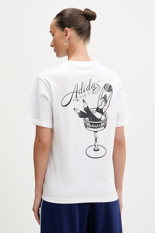 Хлопковая футболка Adidas, белый
Хлопковая футболка Adidas, белый