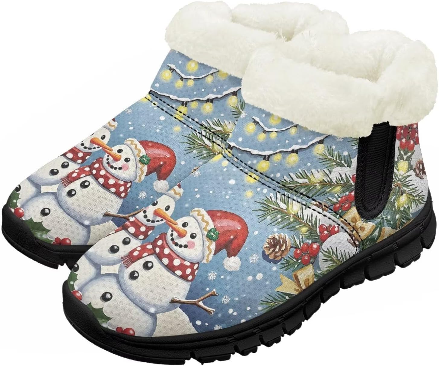 Зимние ботинки для малышей для мальчиков и девочек, утепленные и очень легкие с плюшевой подкладкой и подошвой с противоскользящим эффектом Chririnla, Cute Snowman
Зимние ботинки для малышей для мальчиков и девочек, утепленные и очень легкие с плюшевой подкладкой и подошвой с противоскользящим эффектом Chririnla, Cute Snowman