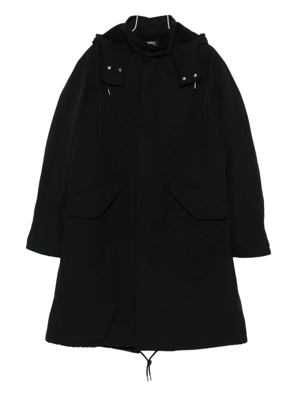 Однобортное пальто A.P.C., черный
Однобортное пальто A.P.C., черный