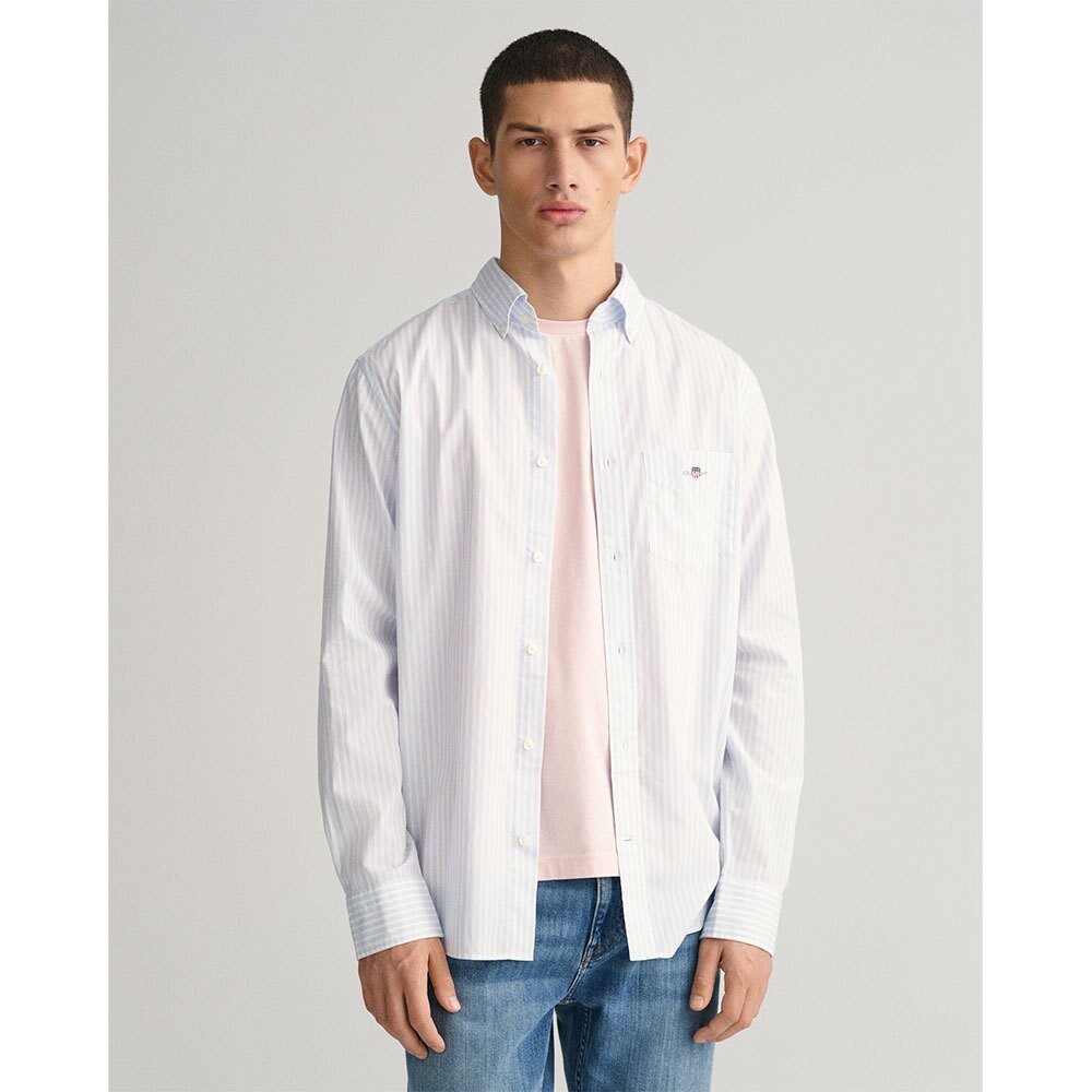 Рубашка Gant Reg Stripe, синий 
Рубашка Gant Reg Stripe, синий