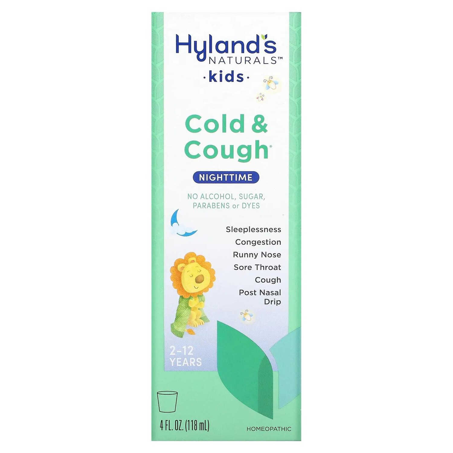 Hyland's Naturals 4 Kids Cold 'n Cough Nighttime Ages 2-12 4 fl oz (118 ml)
Hyland's Naturals 4 Kids Cold 'n Cough Nighttime Ages 2-12 4 fl oz (118 ml)