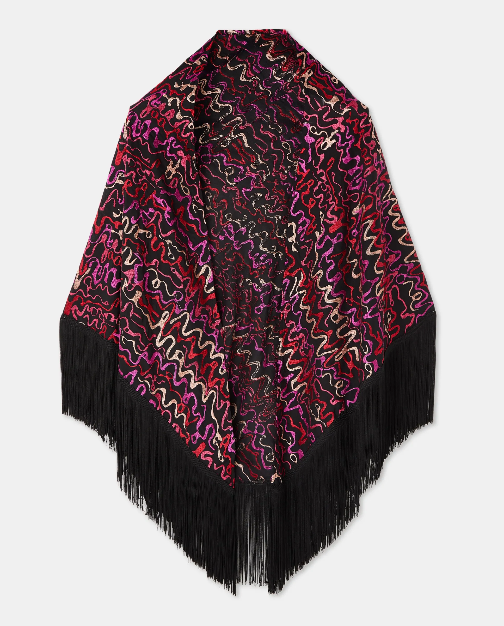 Вышитая бахромой шаль Banarassi, черный
Вышитая бахромой шаль Banarassi, черный