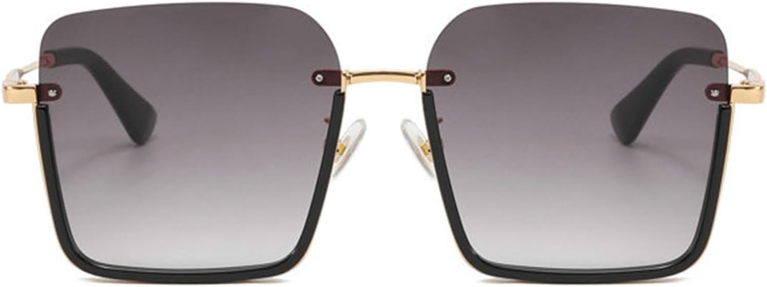 Мужские солнцезащитные очки без оправы квадратной формы, модные винтажные солнцезащитные очки с градиентным переходом, женские стильные дизайнерские очки с защитой от УФ-излучения UV400 helena, C3
Мужские солнцезащитные очки без оправы квадратной формы, модные винтажные солнцезащитные очки с градиентным переходом, женские стильные дизайнерские очки с защитой от УФ-излучения UV400 helena, C3