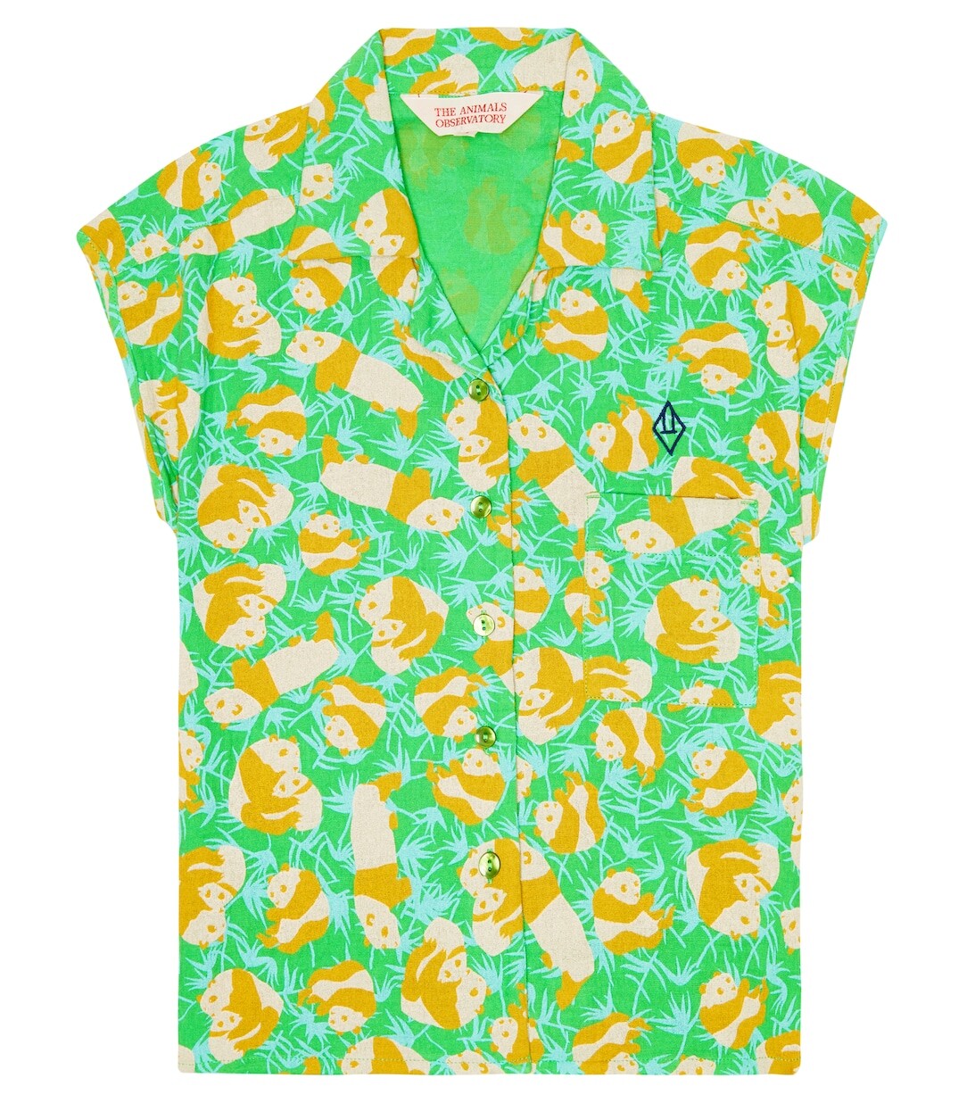 Хлопковая футболка с принтом кенгуру The Animals Observatory, зеленый
Хлопковая футболка с принтом кенгуру The Animals Observatory, зеленый