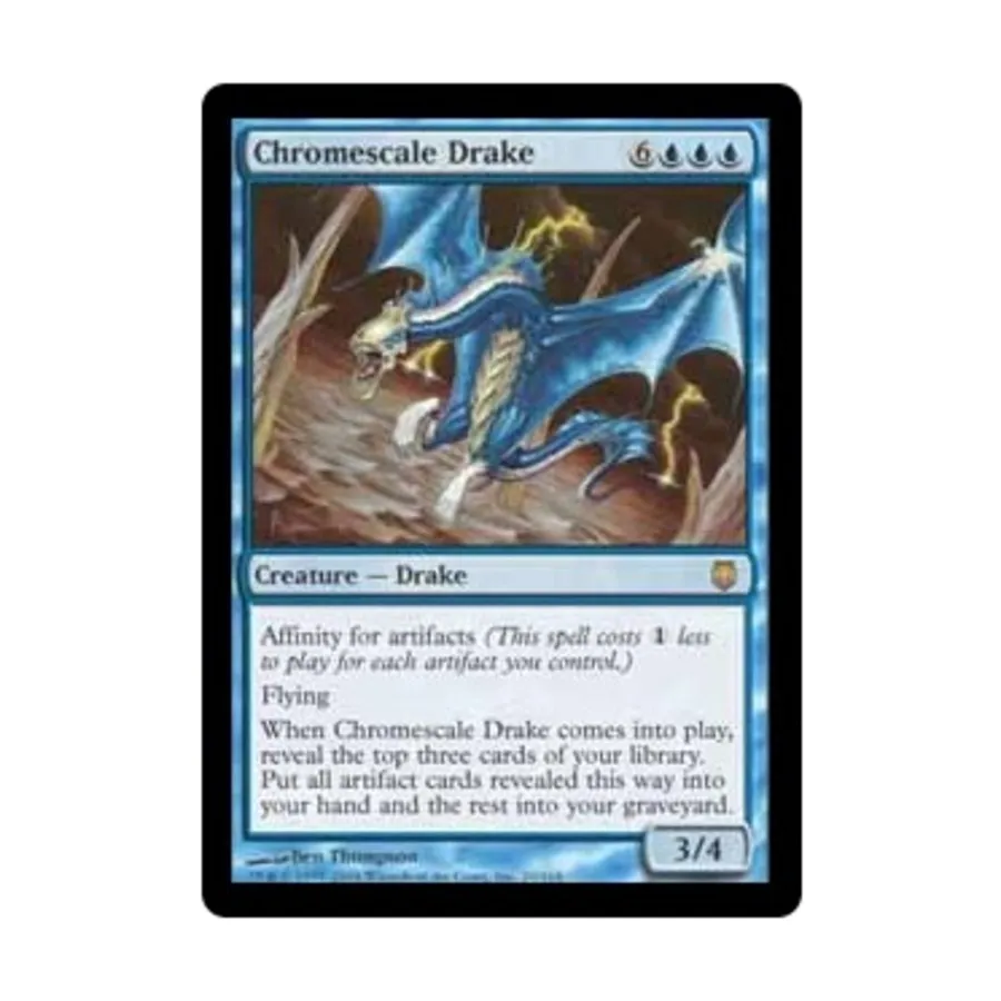 CCG Хромированный Дрейк (клавиша R), MTG - Darksteel
CCG Хромированный Дрейк (клавиша R), MTG - Darksteel