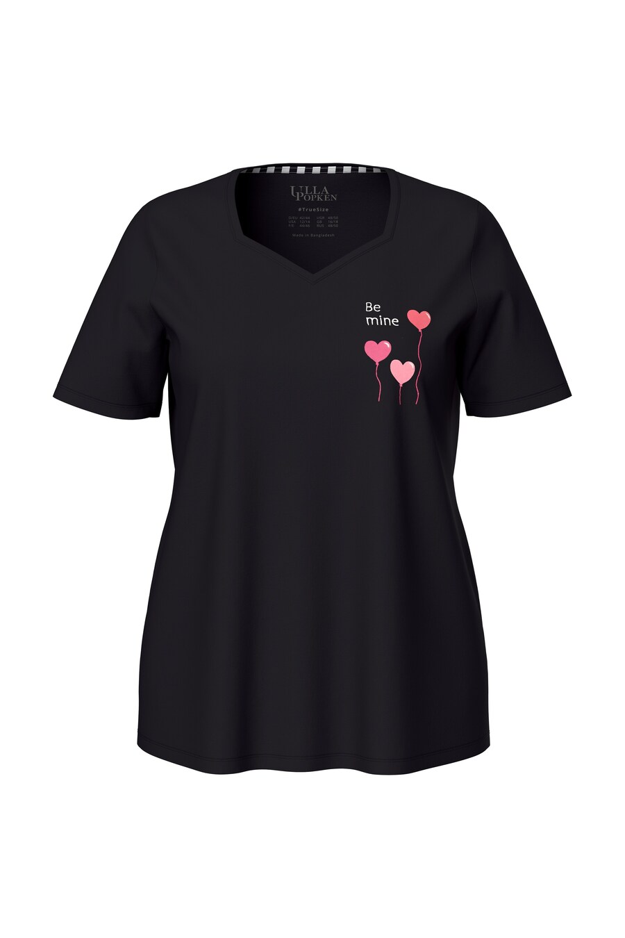 Пижамная рубашка Ulla Popken, черный
Пижамная рубашка Ulla Popken, черный