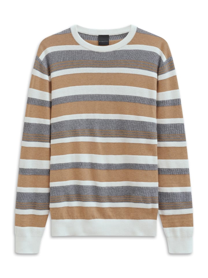 Свитер с круглым вырезом, размер 40, бежевый Bugatti
Свитер с круглым вырезом, размер 40, бежевый Bugatti