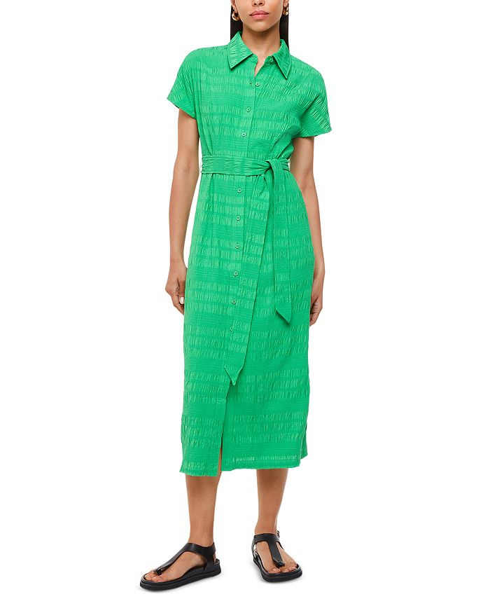 Платье-рубашка Millie с фактурной тканью Whistles, зеленый
Платье-рубашка Millie с фактурной тканью Whistles, зеленый