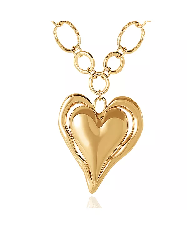 Ожерелье с подвеской в виде сердца из цепочек Bcbgeneration, gold
Ожерелье с подвеской в виде сердца из цепочек Bcbgeneration, gold