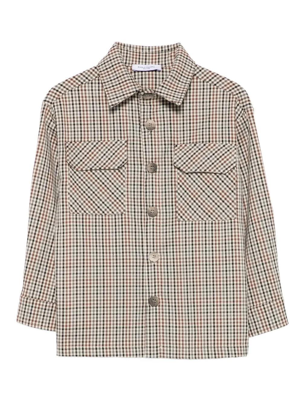 Клетчатая рубашка Paolo Pecora Kids, нейтральный
Клетчатая рубашка Paolo Pecora Kids, нейтральный