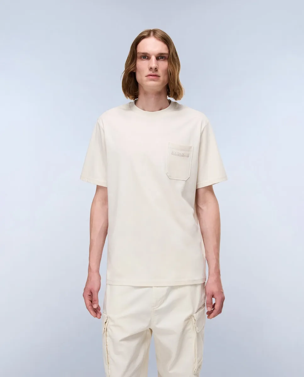 Мужская зеленая футболка с коротким рукавом Napapijri
Мужская зеленая футболка с коротким рукавом Napapijri