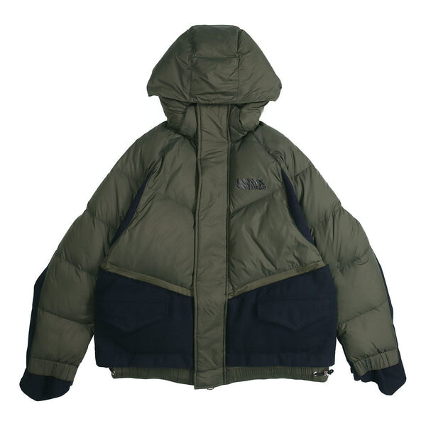 Куртка x sacai sports loose splicing hooded down jacket 'olive green' Nike, зеленый
Куртка x sacai sports loose splicing hooded down jacket 'olive green' Nike, зеленый