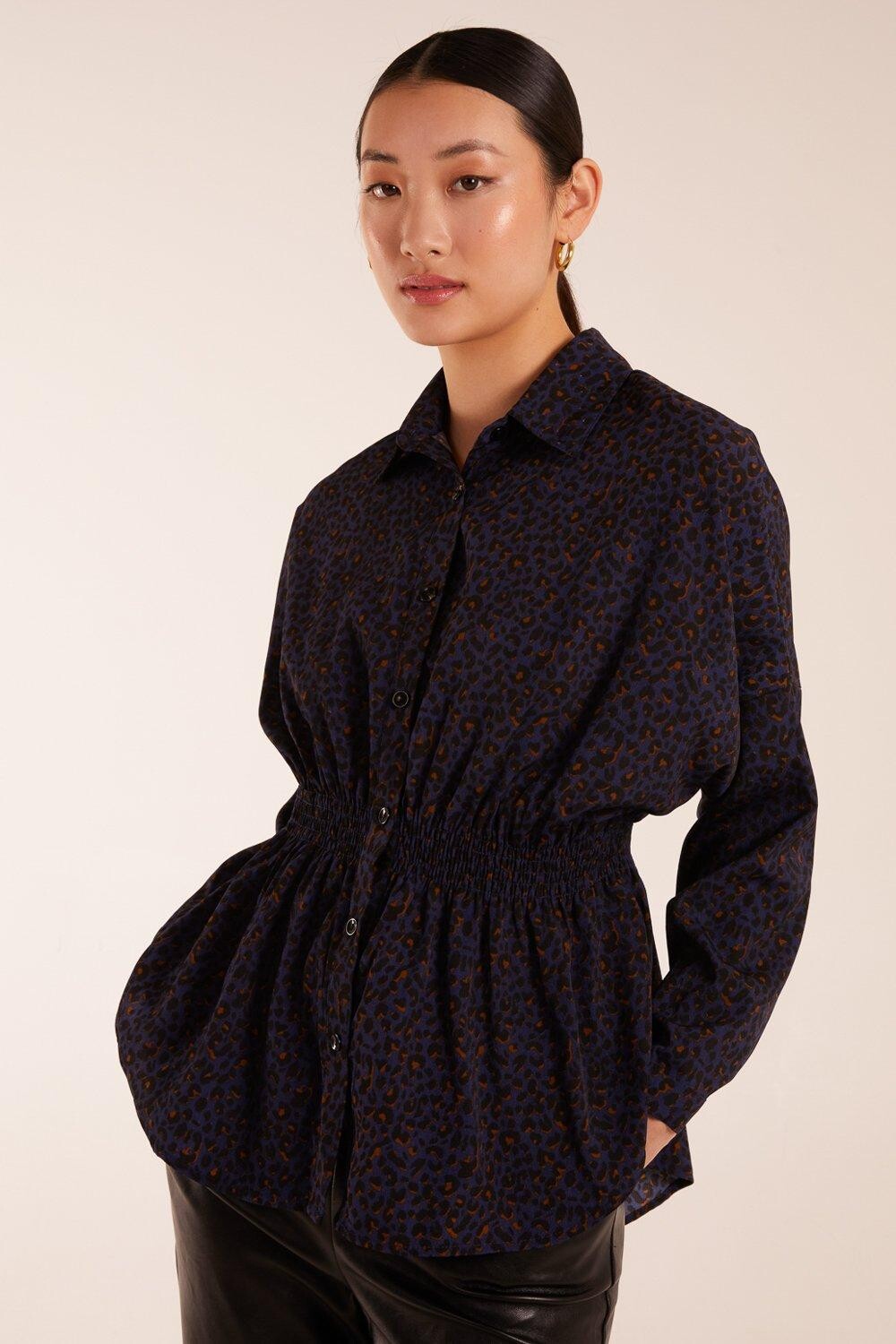 Рубашка с присборенными краями «летучая мышь» Blue Vanilla, синий
Рубашка с присборенными краями «летучая мышь» Blue Vanilla, синий