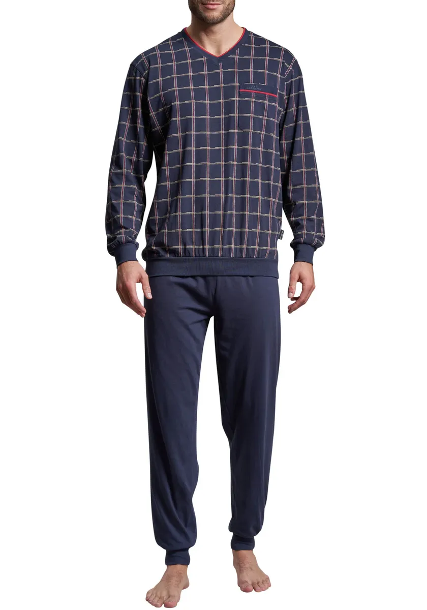 Пижама GÖTZBURG "Bronx" (2 шт.), с тонкой контрастной строчкой и классным узором, цвет морской волны
Пижама GÖTZBURG "Bronx" (2 шт.), с тонкой контрастной строчкой и классным узором, цвет морской волны