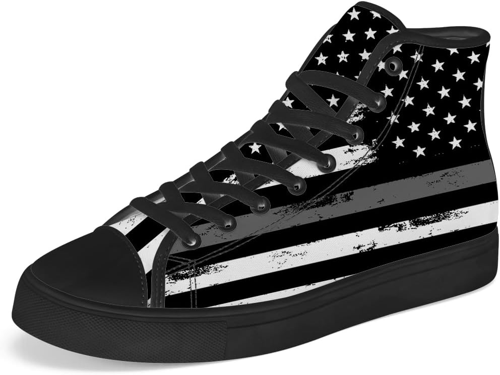 Женские и мужские высокие кеды chebing с американским флагом на канве, высокие кроссовки с флагом США, шнуровка, повседневная обувь, подарок для мужчин и женщин, серый
Женские и мужские высокие кеды chebing с американским флагом на канве, высокие кроссовки с флагом США, шнуровка, повседневная обувь, подарок для мужчин и женщин, серый