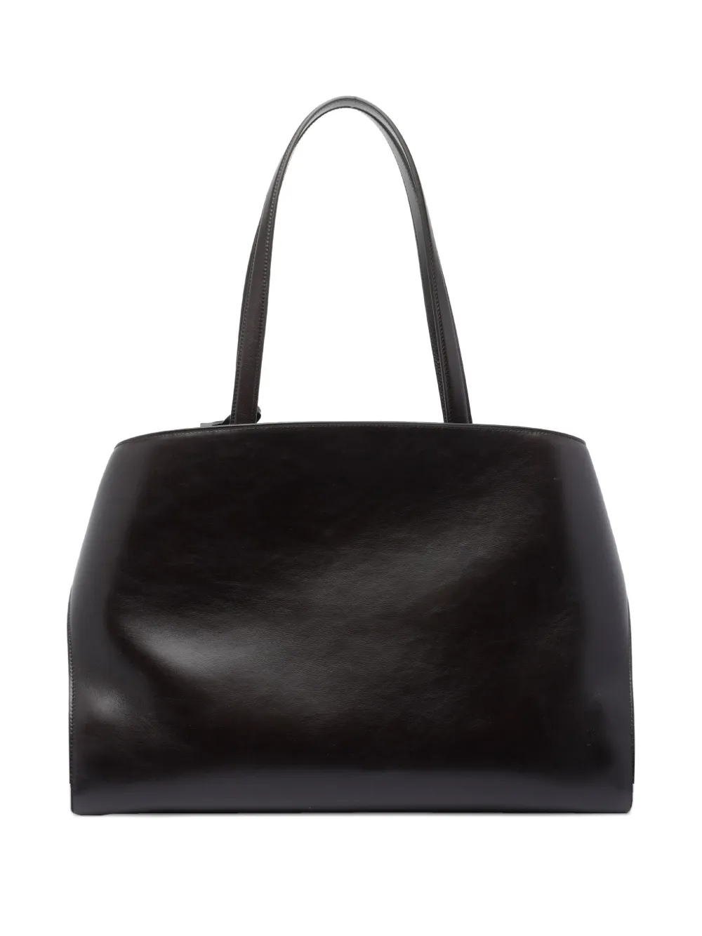 Сумка-тоут из кожи с застежкой-крючком Ferragamo, коричневый
Сумка-тоут из кожи с застежкой-крючком Ferragamo, коричневый