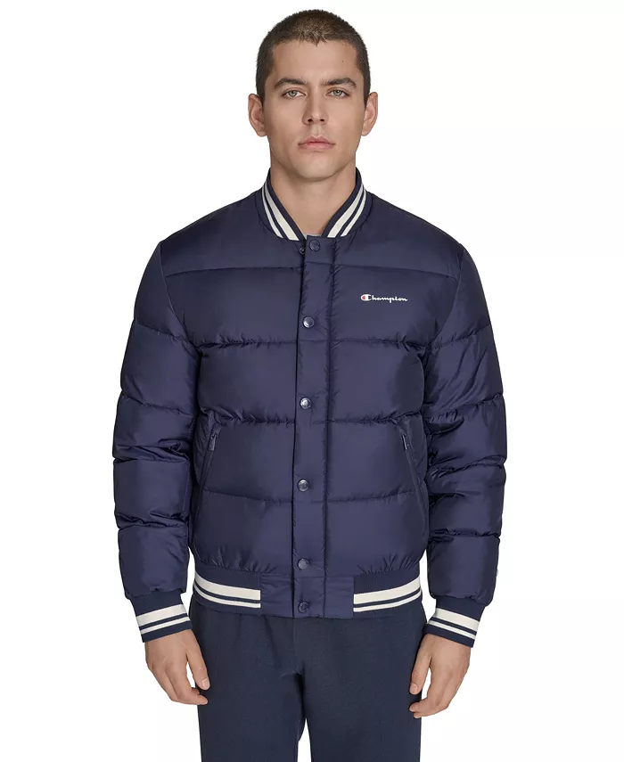 Мужская стеганая ватная куртка-пуховик Champion, синий
Мужская стеганая ватная куртка-пуховик Champion, синий