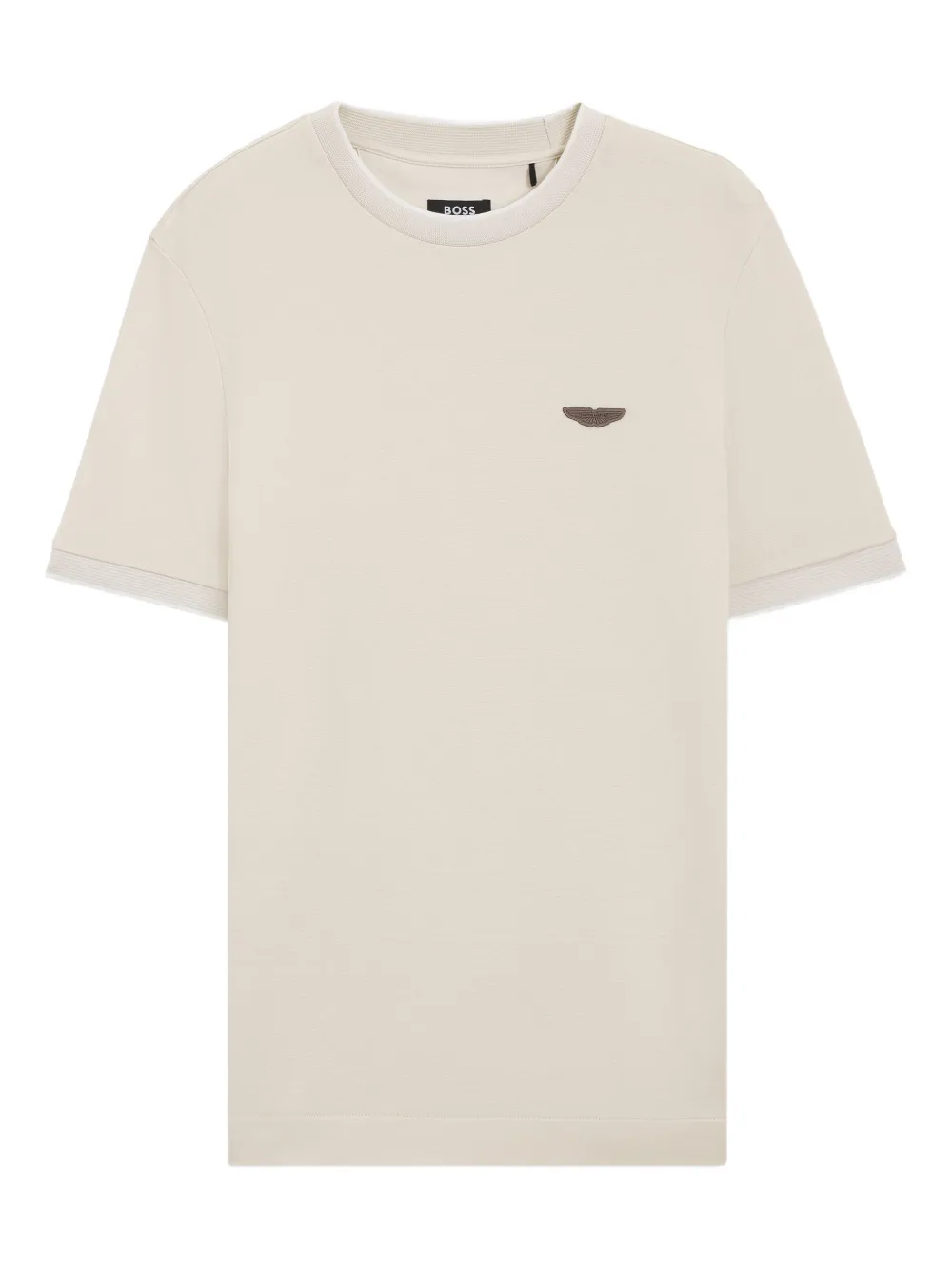 Футболка с нашивкой-логотипом Boss, бежевый
Футболка с нашивкой-логотипом Boss, бежевый