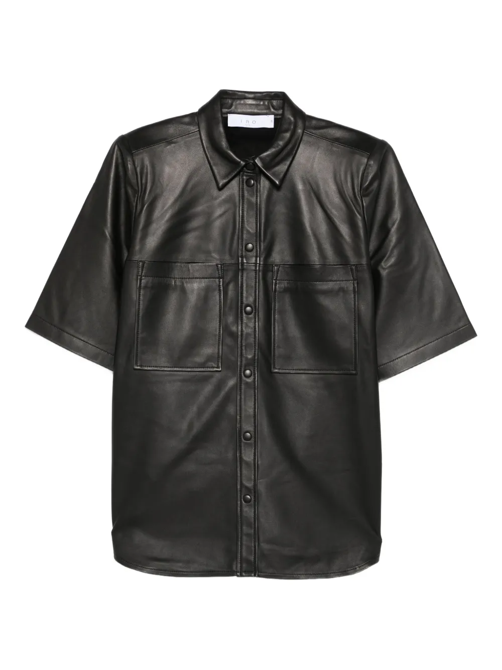 Кожаная рубашка с короткими рукавами Iro, черный
Кожаная рубашка с короткими рукавами Iro, черный