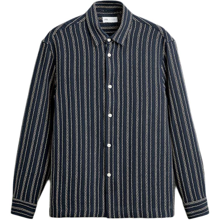 ZARA Рубашка мужская Sea Blue/Nude
ZARA Рубашка мужская Sea Blue/Nude