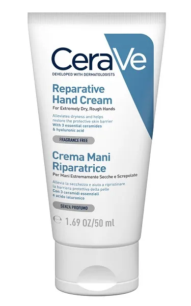Cerave Восстанавливающий крем для рук 50 мл для сухой и потрескавшейся кожи
Cerave Восстанавливающий крем для рук 50 мл для сухой и потрескавшейся кожи