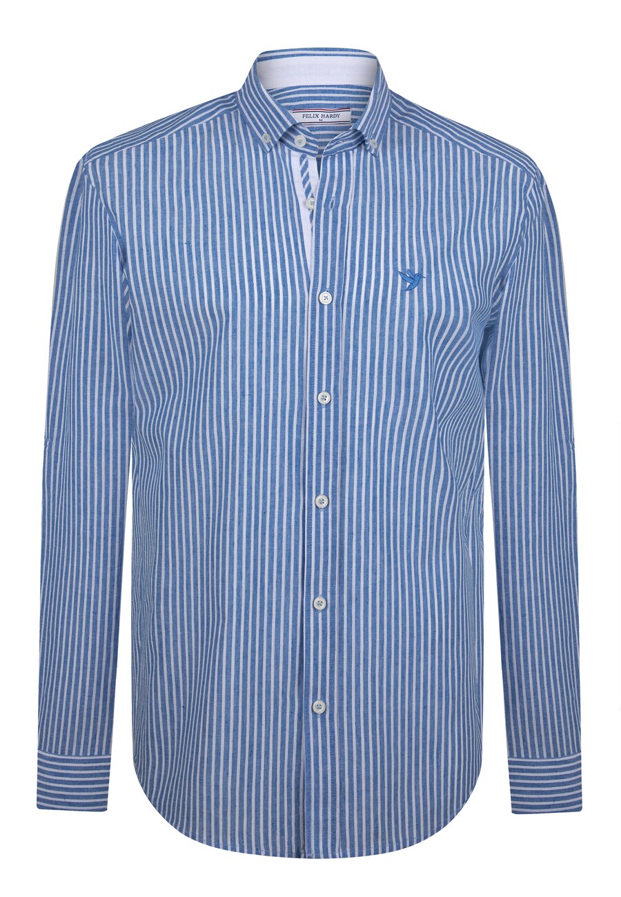 Рубашка на пуговицах классического кроя Felix Hardy, синий
Рубашка на пуговицах классического кроя Felix Hardy, синий