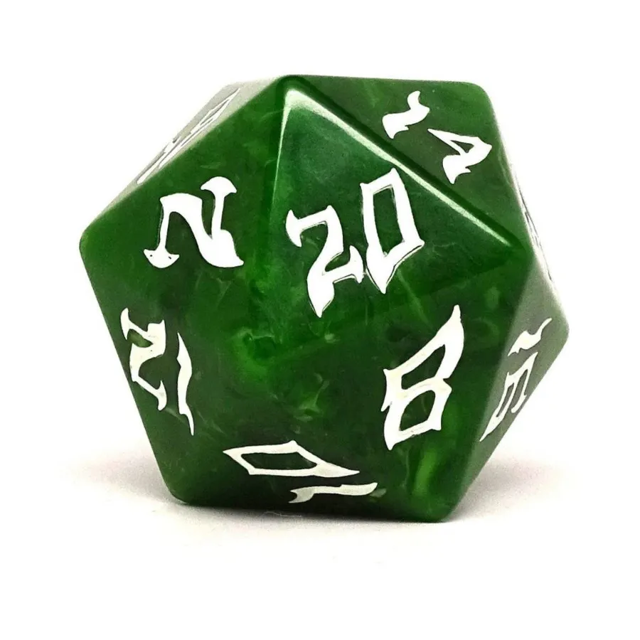 48 мм d20 — Hill Giant с белым, Dice - Dice of the Giants (Easy Roller Dice)
48 мм d20 — Hill Giant с белым, Dice - Dice of the Giants (Easy Roller Dice)