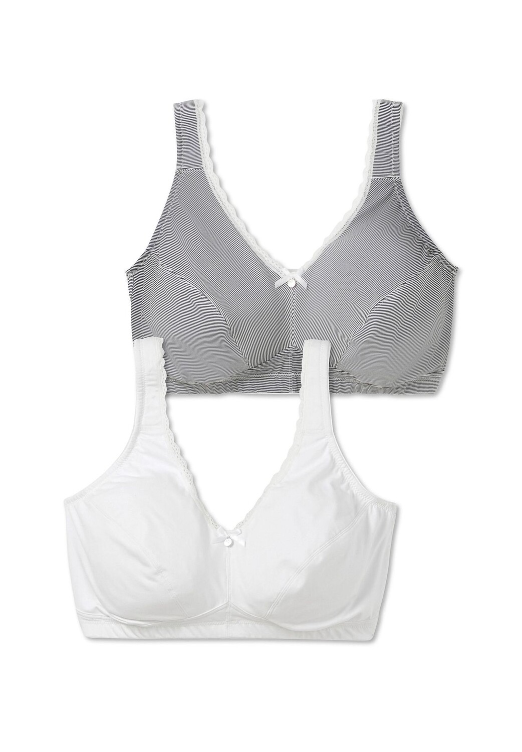 Комфортный бюстгальтер без косточек, в двойной упаковке sheego, цвет Anthrazit+Weiß
Комфортный бюстгальтер без косточек, в двойной упаковке sheego, цвет Anthrazit+Weiß