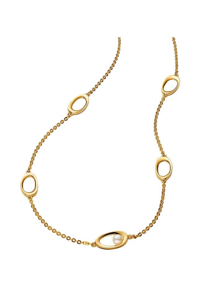 Pandora Женское ожерелье с жемчугом, золотистого цвета
Pandora Женское ожерелье с жемчугом, золотистого цвета
