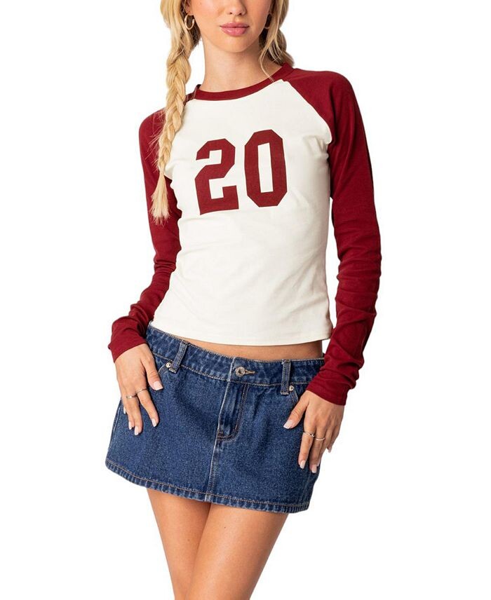 Футболка с длинными рукавами Edikted Feeling 20, красный
Футболка с длинными рукавами Edikted Feeling 20, красный