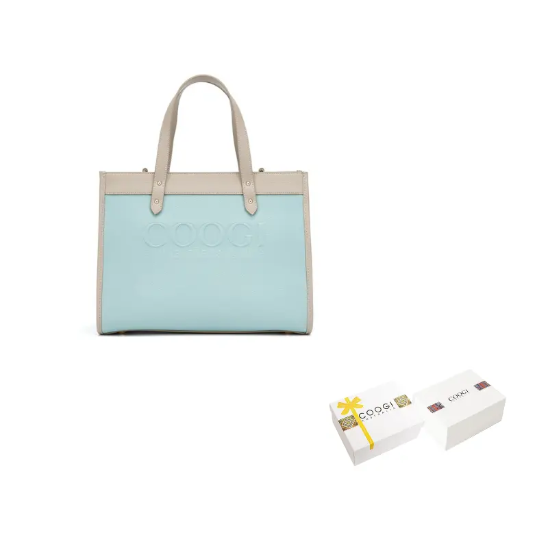 COOGI Кожаная сумка тоут Шоппер Сумка через плечо Большая женская сумка, Blue Green
COOGI Кожаная сумка тоут Шоппер Сумка через плечо Большая женская сумка, Blue Green