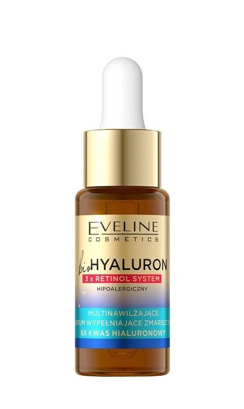 Eveline BioHyaluron 3x Retinol сыворотка для лица, 18 ml
Eveline BioHyaluron 3x Retinol сыворотка для лица, 18 ml