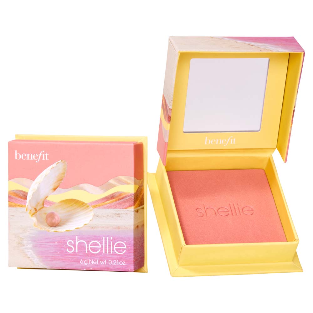 Теплые розовые румяна цвета морской ракушки shellie wanderful world blush powder Benefit Cosmetics, вес 6 гр.
Теплые розовые румяна цвета морской ракушки shellie wanderful world blush powder Benefit Cosmetics, вес 6 гр.