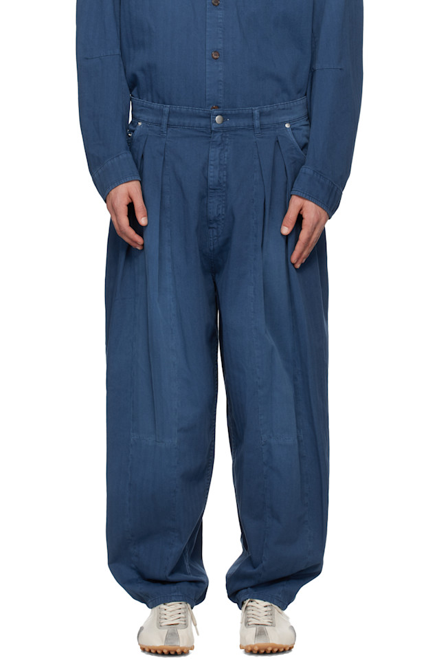 Складчатые джинсы Hed Mayner, синий
Складчатые джинсы Hed Mayner, синий