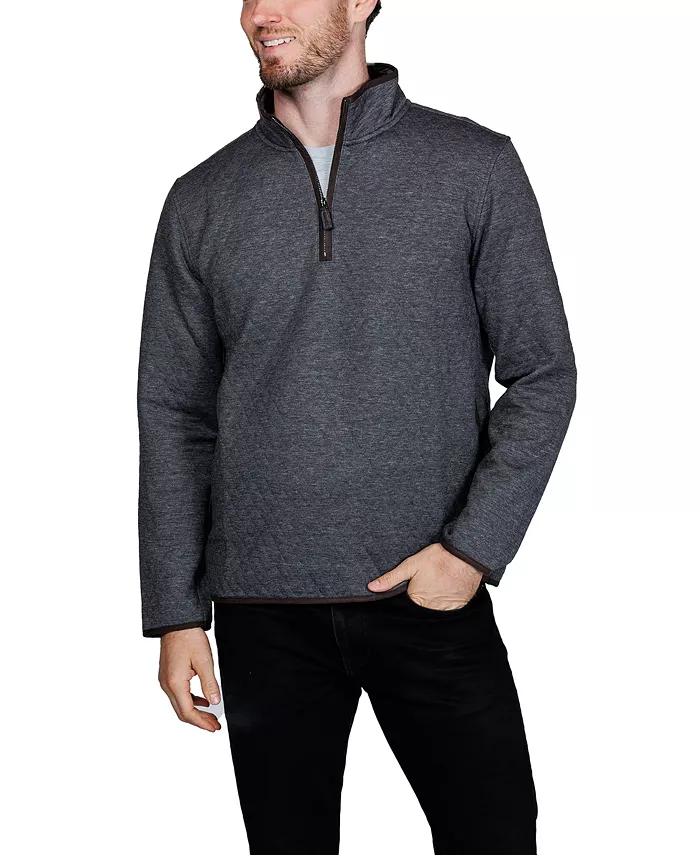 Мужская стеганая куртка с молнией на четверть и отделкой из замши Tailorbyrd, серый
Мужская стеганая куртка с молнией на четверть и отделкой из замши Tailorbyrd, серый