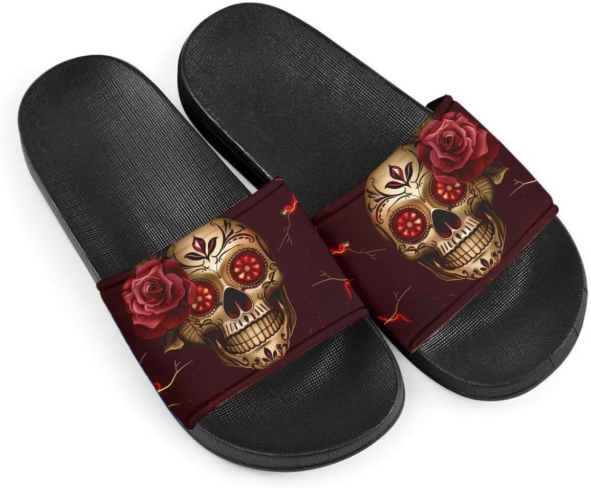 Тапочки Howilath с оригинальным узором для женщин и мужчин, нескользящие шлепанцы с одной лямкой, открытый носок, мягкая подошва, плоские сандалии, красный
Тапочки Howilath с оригинальным узором для женщин и мужчин, нескользящие шлепанцы с одной лямкой, открытый носок, мягкая подошва, плоские сандалии, красный