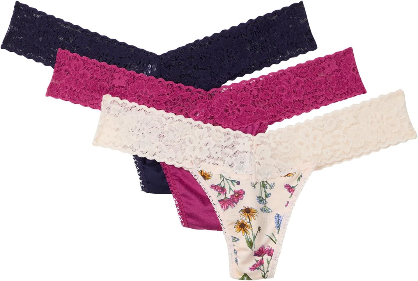 Стринги Hanky Panky 3 Pack DreamEase Low Rise Thongs, цвет California Raisin/Flourish/Indigo
Стринги Hanky Panky 3 Pack DreamEase Low Rise Thongs, цвет California Raisin/Flourish/Indigo